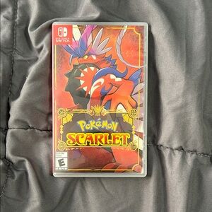 Nintendo Pokémon Scarlet Game - Red and Blue